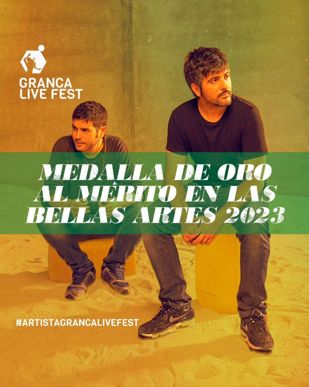 El Granca Live Fest felicita a Estopa por su Medalla de Oro al Mérito en las Bellas Artes 2023