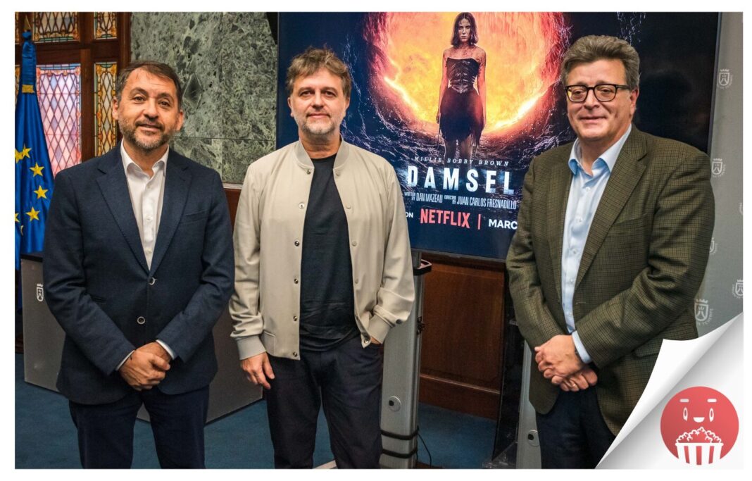 Tenerife acogió ayer, martes 5 de marzo, el preestreno nacional de ‘Damsel’, la nueva película de Fresnadillo para Netflix