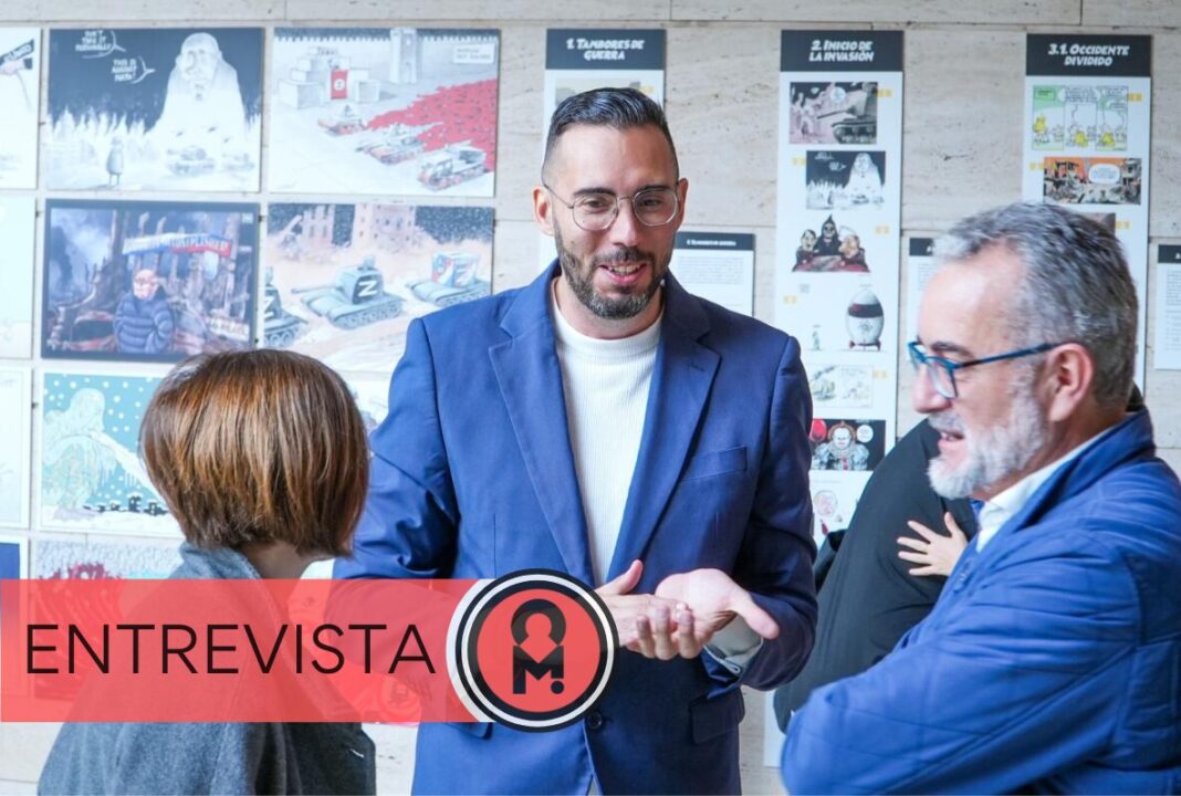 Lucas Morales: La exposición ‘Ucrania: la guerra en viñetas’ es un llamado a la conciencia sobre el conflicto y la desinformación