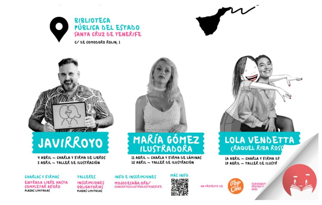 “Conceptos Ilustrados” llega a Santa Cruz de Tenerife en abril: Seis jornadas de ilustración, humor, feminismo y nuevas masculinidades
