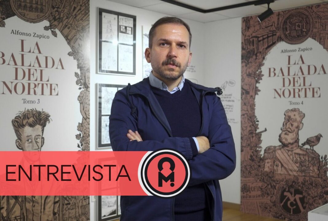 Alfonso Zapico, dibujante y docente: “El cómic es un lenguaje fantástico para los alumnos, que muchos conocen y dominan, aunque está infrautilizado por los docentes”. Por Noé Ramón