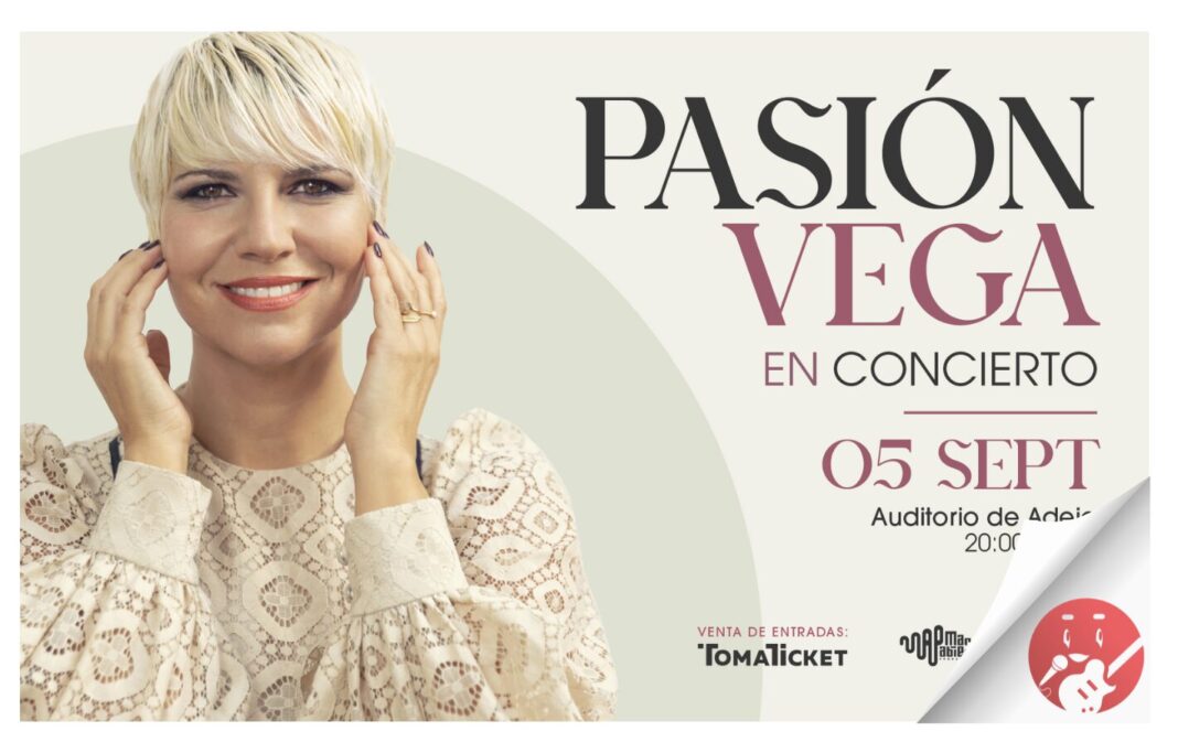 Pasión Vega ofrecerá un concierto íntimo en el Auditorio de Adeje