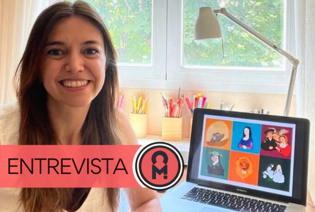Esther Peces, ilustradora: “Mucha gente me ha dicho que los ‘stickers’ del Museo del Prado les han servido para conocer nuevos cuadros”. Por Noé Ramón