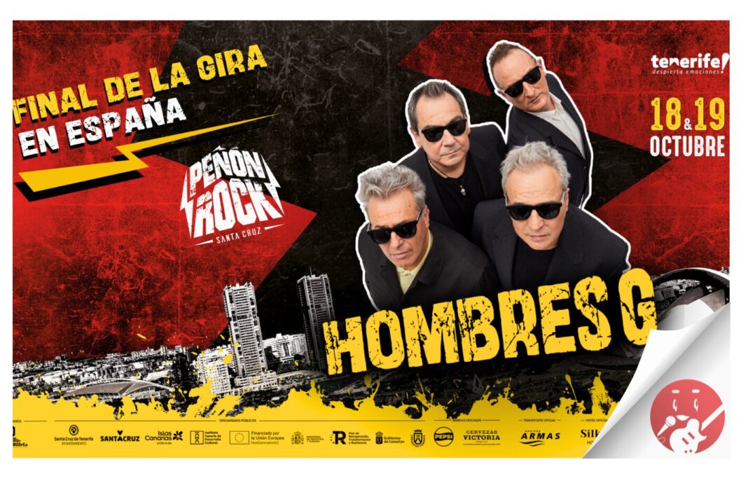 Hombres G cierra su gira española en el festival Peñón Rock