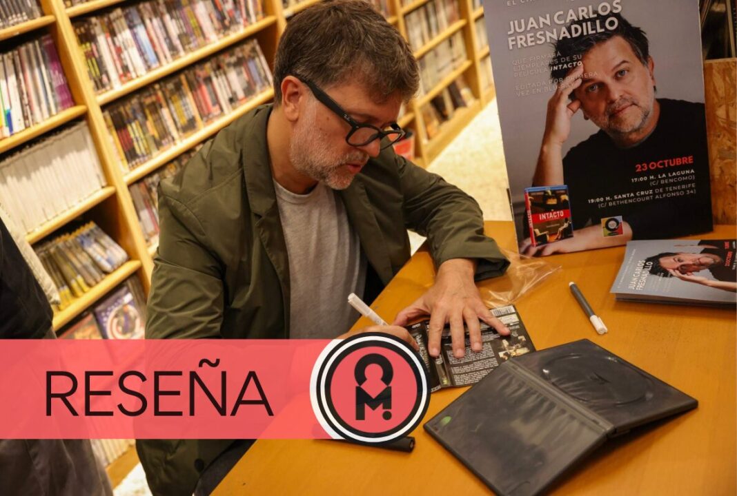 El director de cine Juan Carlos Fresnadillo firma ejemplares de la edición Blu-ray de Intacto en La Laguna y Santa Cruz de Tenerife. Por Álex Ro