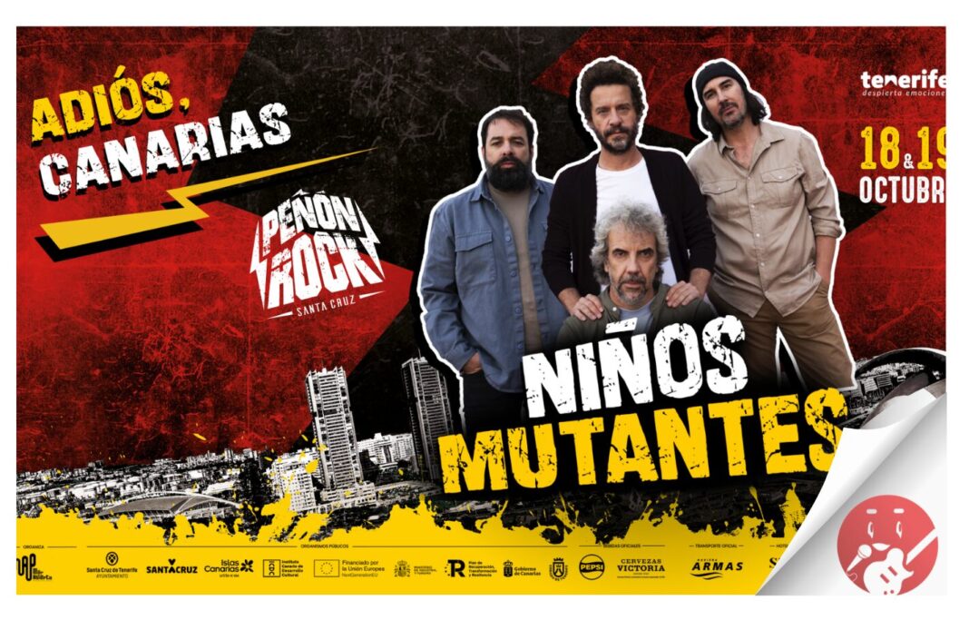 Niños Mutantes se despide de Canarias en el Peñón Rock