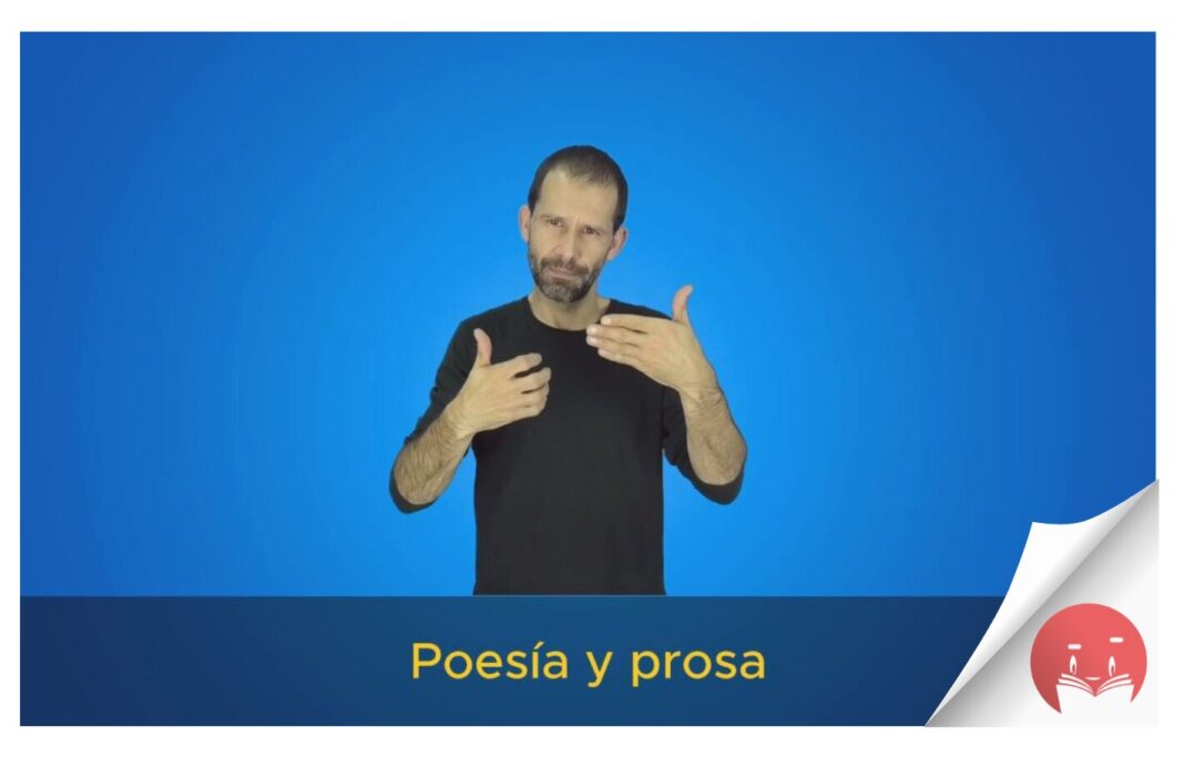 Poesía canaria adaptada al braille y a la lengua de signos española