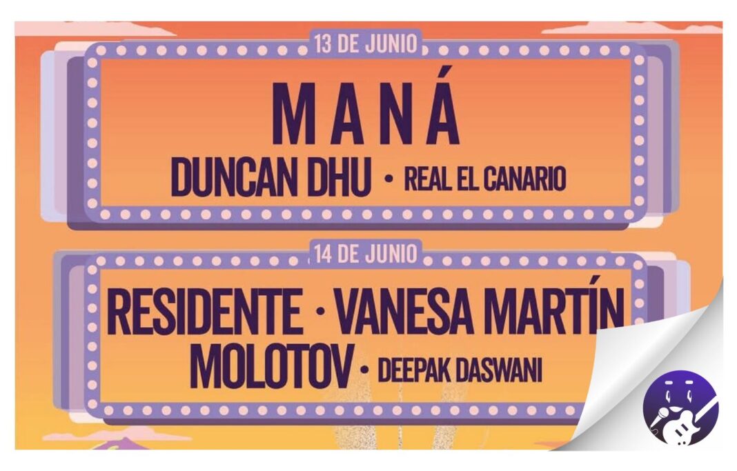 Maná y Residente lideran el cartel del Tenerife Music Festival el 13 y 14 de junio