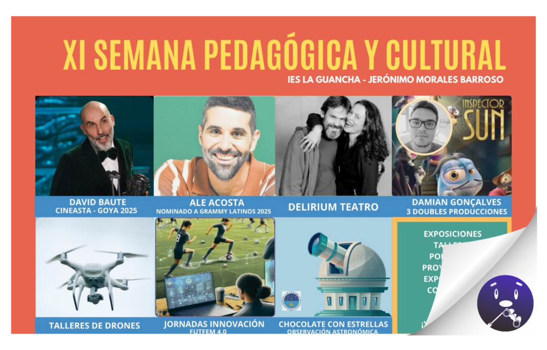 David Baute, Ale Acosta o Delirium Teatro, entre los invitados a la XI Semana Pedagógica y Cultural del IES La Guancha-JMB