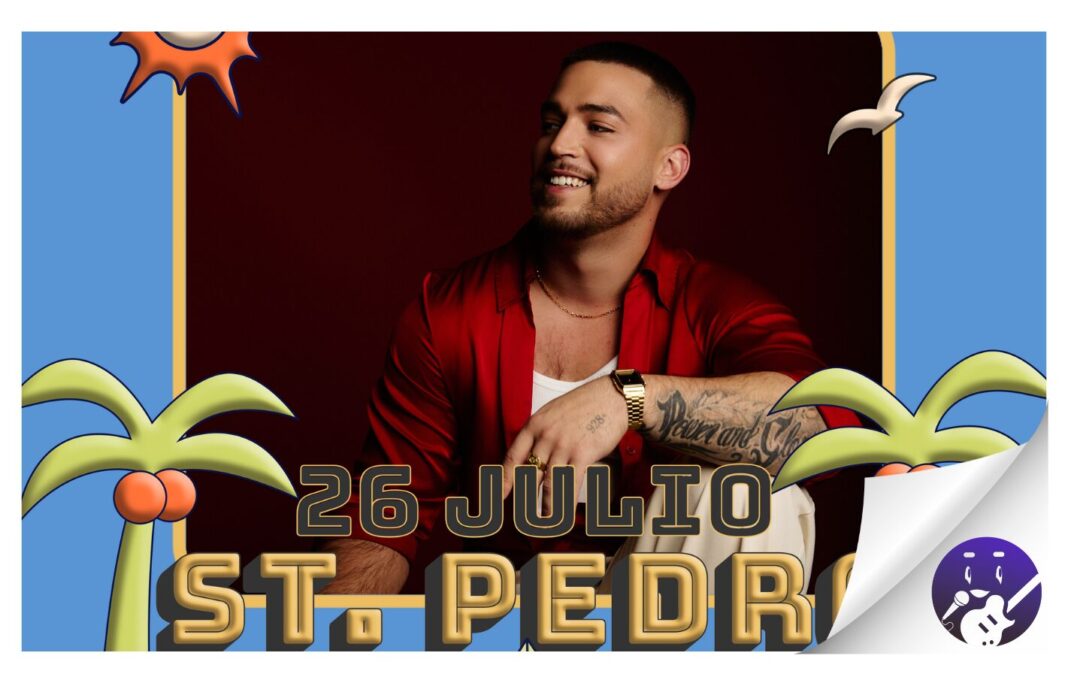 El cantante canario St. Pedro se suma al cartel del Lava Live Fest en sustitución de María Becerra
