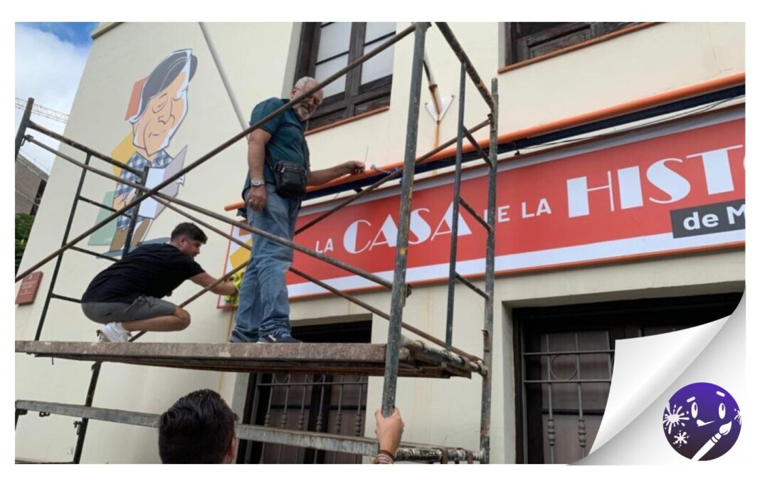 Últimos retoques a la Casa de la Historieta Manuel Darias en Santa Cruz de Tenerife