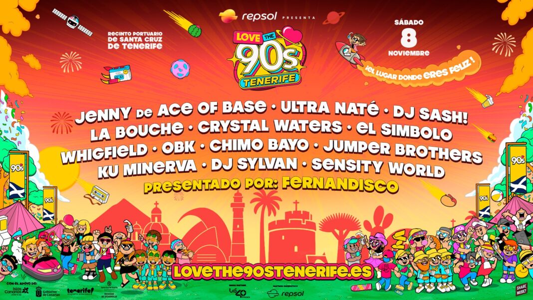 ¡El Festival de los 90 más grande del mundo celebra su segunda edición en Tenerife!